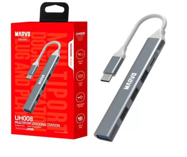 ADAPTADOR HUB LDNIO DS44C 4 EN 1 USB 3.0