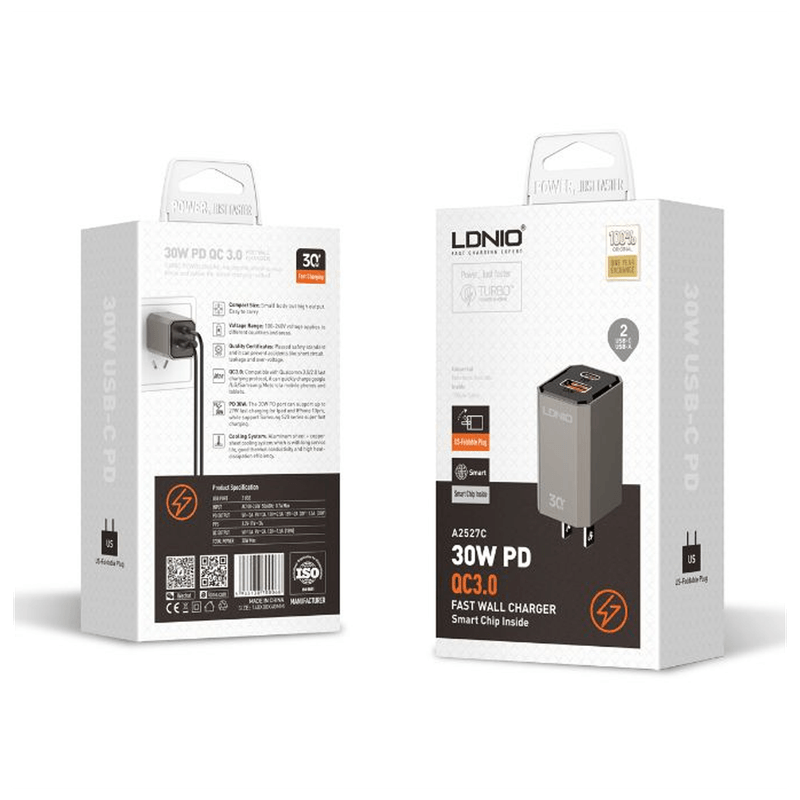 Cargador LDNIO A2527C 30W USB-C