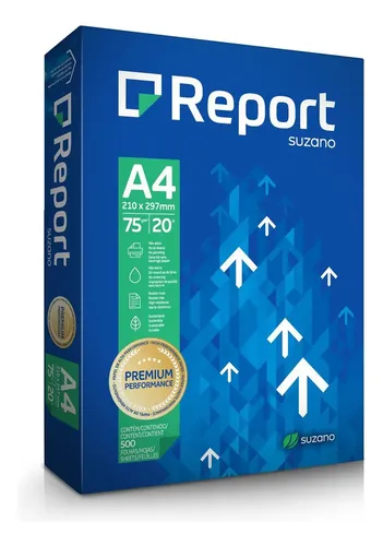 Resma de papel Report para impresora A4